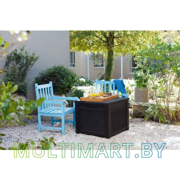 Сундук Keter Cube Rattan 208L 237779 (коричневый) картинка 3
